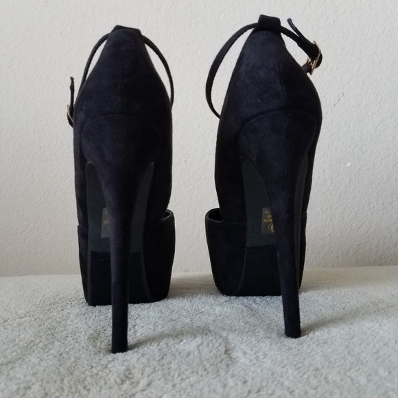 Women's Ankle Strap Pumps- Black/size 9 - Picture 5 of 6